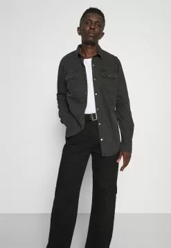 INDICODE JEANS WATSON - Chemise - Black -INDICODE JEANS Boutique 677b26cd231f4ec5ab37665d759470da