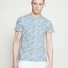INDICODE JEANS KEEN - T-shirt Imprimé - Blue Wave