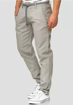 INDICODE JEANS HAVER - Pantalon Classique - Light Grey