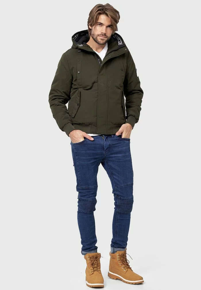 INDICODE JEANS ALBANY - Veste D'hiver - Army 1 INDICODE JEANS ALBANY - Veste D'hiver - Army