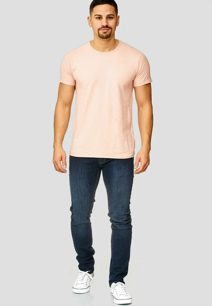 INDICODE JEANS WILBUR - T-shirt Imprimé - Cameo Rose 2 INDICODE JEANS WILBUR - T-shirt Imprimé - Cameo Rose – Image 2