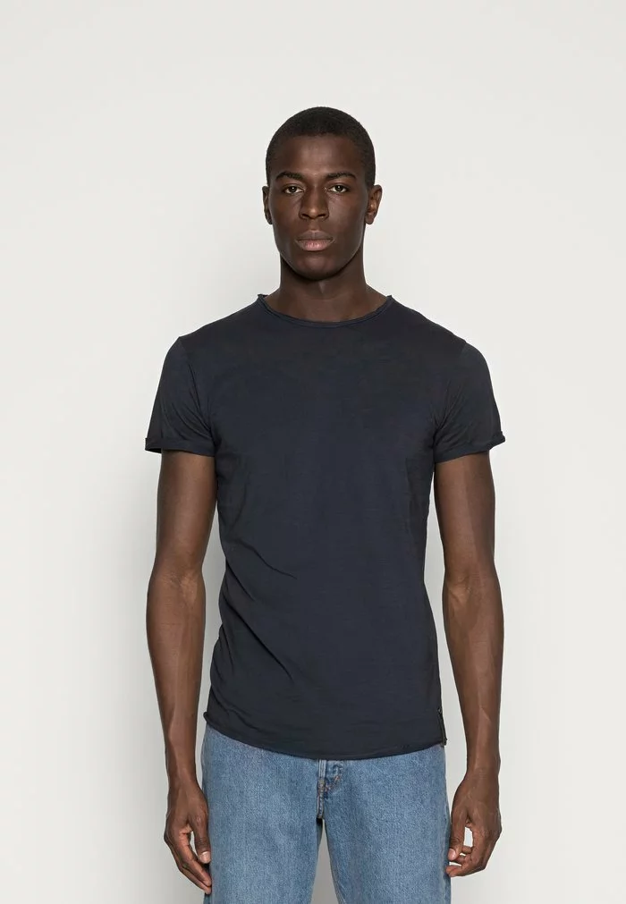 INDICODE JEANS ALAIN - T-shirt Basique - Navy 1 INDICODE JEANS ALAIN - T-shirt Basique - Navy