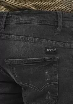 INDICODE JEANS IDALDERSGATE - Jean Slim - Dark Grey -INDICODE JEANS Boutique 68b7dce077824807a5d75381d9507d1a
