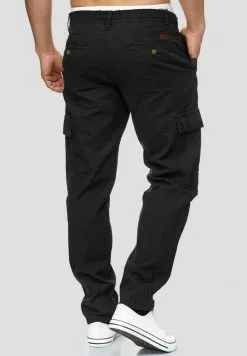INDICODE JEANS Pantalon Cargo - Black -INDICODE JEANS Boutique 692e2de5817148ab96241bb4f3ffb345