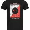 INDICODE JEANS LEONARDO - T-shirt Imprimé - Black
