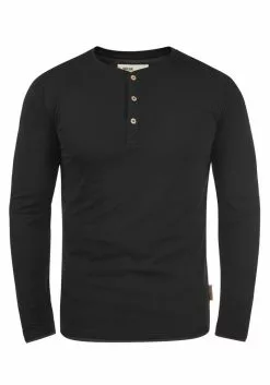 INDICODE JEANS IDGIFFORD - T-shirt à Manches Longues - Black -INDICODE JEANS Boutique 6a29708efb3b416cbcae3636d4920373
