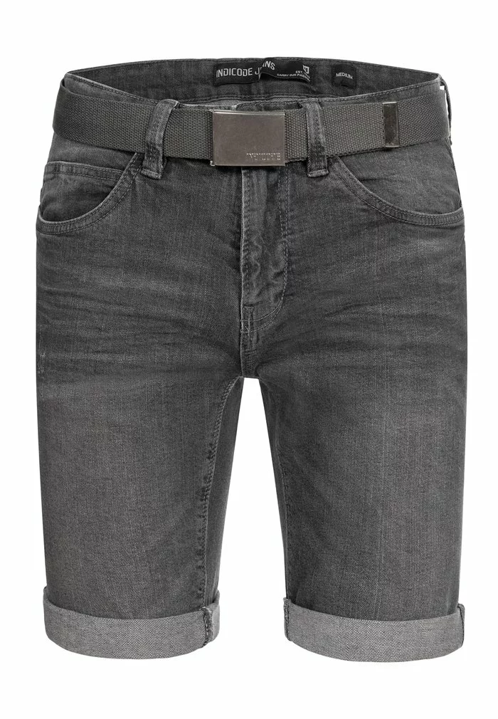 INDICODE JEANS CUBA CADEN - Short En Jean - Dark Grey 5 INDICODE JEANS CUBA CADEN - Short En Jean - Dark Grey – Image 5
