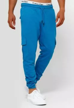 INDICODE JEANS BENDNER - Pantalon Cargo - Clear Blue Mix -INDICODE JEANS Boutique 6a7f956025214c41848c1ef800dd3668