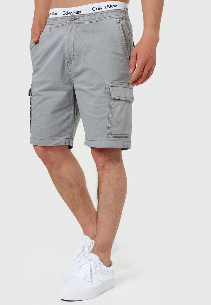 INDICODE JEANS KINNAIRD - Short - Light Grey 1 INDICODE JEANS KINNAIRD - Short - Light Grey