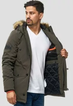 INDICODE JEANS LEICESTER - Veste D'hiver - Dark Green -INDICODE JEANS Boutique 6b1695af6d50490590ee533534f988d1