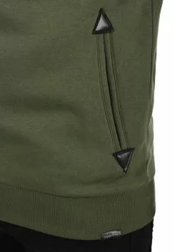 INDICODE JEANS IDBARNHILL - Sweat à Capuche Zippé - Army -INDICODE JEANS Boutique 6bdfccbbd77649f68dfdbdff3ed02a34