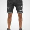 INDICODE JEANS IDHALLOW - Short En Jean - Dark Grey