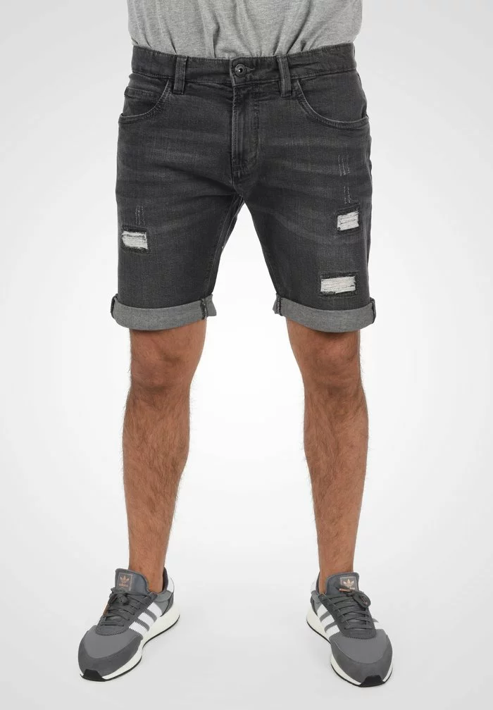 INDICODE JEANS IDHALLOW - Short En Jean - Dark Grey 1 INDICODE JEANS IDHALLOW - Short En Jean - Dark Grey