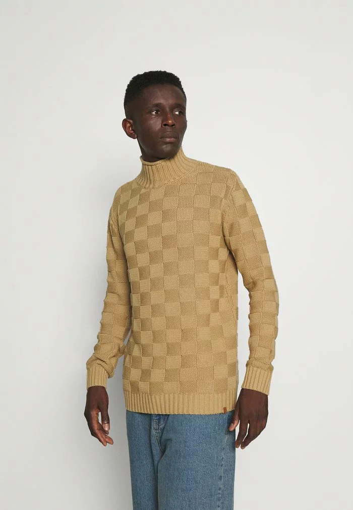 INDICODE JEANS CURTIS - Pullover - Cornstalk 1 INDICODE JEANS CURTIS - Pullover - Cornstalk