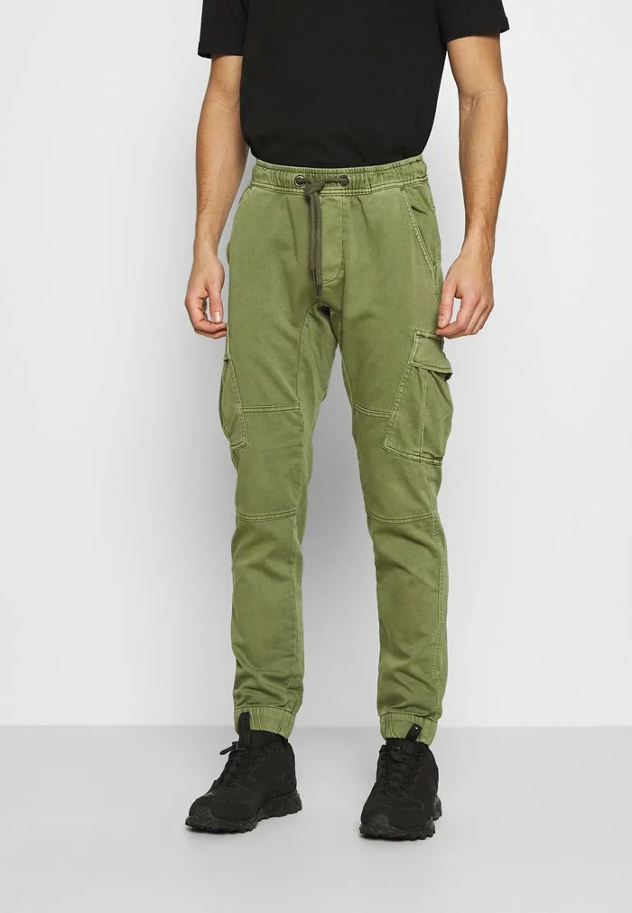 INDICODE JEANS BARKS - Pantalon Cargo - Army 1 INDICODE JEANS BARKS - Pantalon Cargo - Army