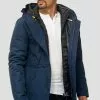 INDICODE JEANS Veste D'hiver - Navy