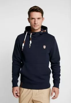 INDICODE JEANS Boutique 22 INDICODE JEANS NEVILLY - Sweat à Capuche - Navy