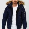 INDICODE JEANS Veste D'hiver - Navy