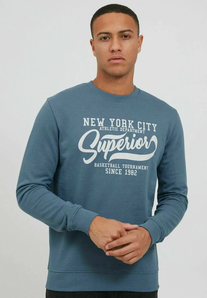 INDICODE JEANS IDGALILERO - Sweatshirt - China Blue 1 INDICODE JEANS IDGALILERO - Sweatshirt - China Blue