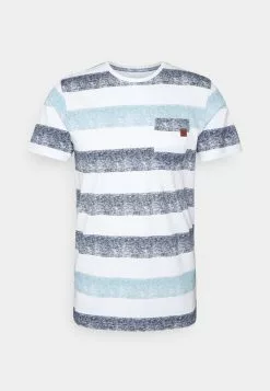 INDICODE JEANS HERNANDEZ - T-shirt Imprimé - Blue Wave