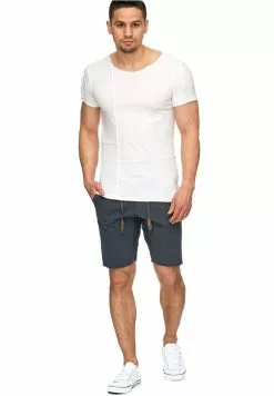 INDICODE JEANS CARVER - Short En Jean - Anthrazit