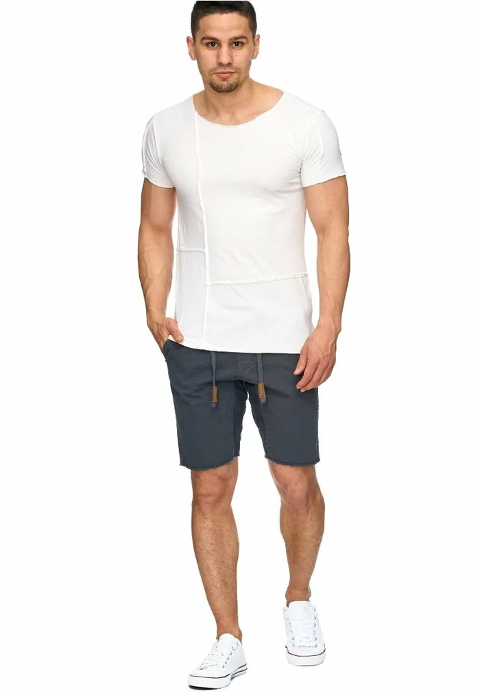 INDICODE JEANS CARVER - Short En Jean - Anthrazit 1 INDICODE JEANS CARVER - Short En Jean - Anthrazit
