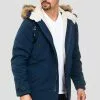 INDICODE JEANS Veste D'hiver - Navy