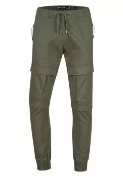 INDICODE JEANS DENNIS - Pantalon Cargo - Army -INDICODE JEANS Boutique 6f4f7bf670c24eda8fda7aaa204a0ffa