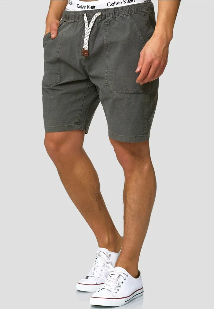 INDICODE JEANS Short - Dark Grey 1 INDICODE JEANS Short - Dark Grey