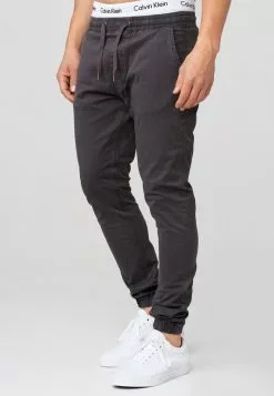 INDICODE JEANS FIELDS - Pantalon Classique - Raven -INDICODE JEANS Boutique 6fe70fb7214947eaaae4ecc9f23cef96