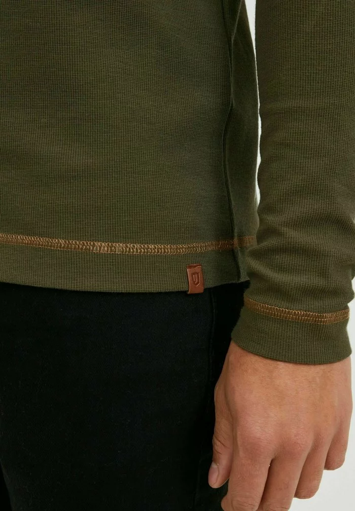 INDICODE JEANS IDAMBROSIUS - T-shirt à Manches Longues - Army 5 INDICODE JEANS IDAMBROSIUS - T-shirt à Manches Longues - Army – Image 5