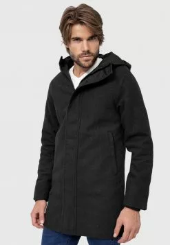 INDICODE JEANS MANTEL MARKS - Veste D'hiver - Charcoal Mix