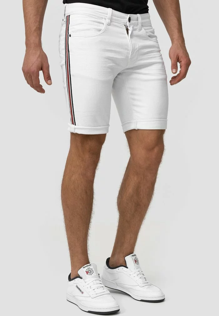 INDICODE JEANS Short En Jean - Off-white 4 INDICODE JEANS Short En Jean - Off-white – Image 4