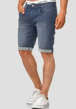 INDICODE JEANS CUBA CADEN - Short En Jean - Indigo Blue