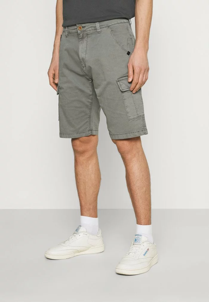 INDICODE JEANS ATHLONE - Short - Pewter 1 INDICODE JEANS ATHLONE - Short - Pewter