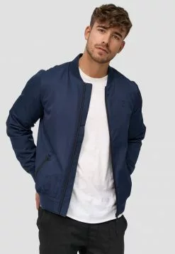 INDICODE JEANS Blouson Bomber - Navy -INDICODE JEANS Boutique 71c9430de0b842ccbd7267bb3a801bd9