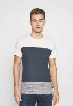 INDICODE JEANS HAMMOND - T-shirt Imprimé - Navy