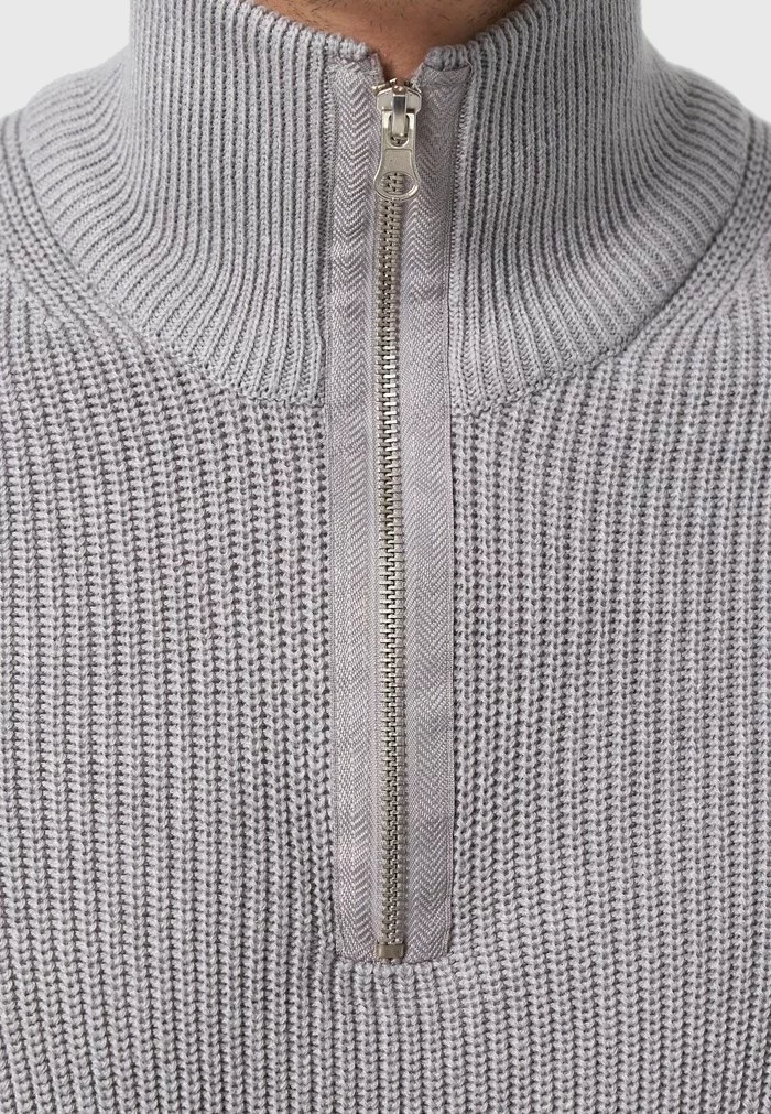 INDICODE JEANS MAYER - Pullover - Lt Grey Mix 4 INDICODE JEANS MAYER - Pullover - Lt Grey Mix – Image 4