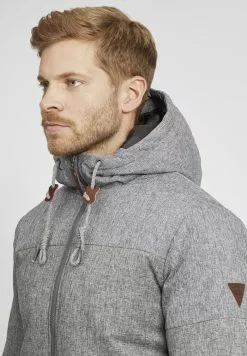 INDICODE JEANS IDHANNIBAL - Veste D'hiver - Light Grey Mix -INDICODE JEANS Boutique 73852f8c1d2b4b049d4cb622c7a48b18