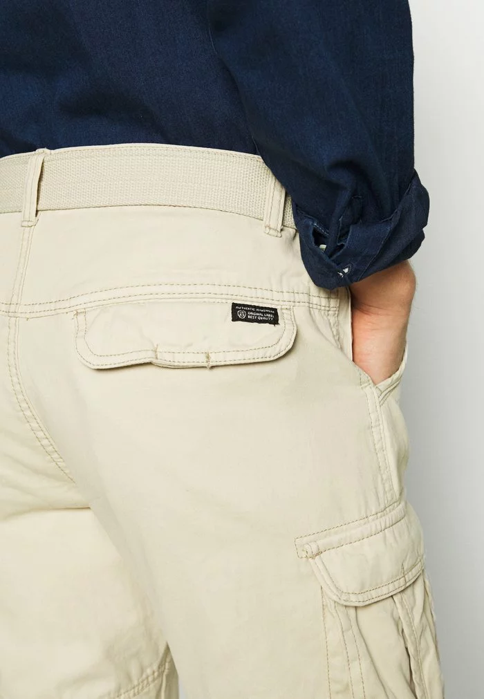 INDICODE JEANS WILLIAM - Pantalon Cargo - Fog 5 INDICODE JEANS WILLIAM - Pantalon Cargo - Fog – Image 5