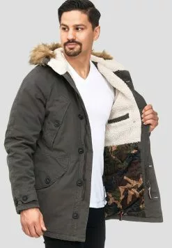 INDICODE JEANS Veste D'hiver - Anthracite -INDICODE JEANS Boutique 7486776c056f4a49a13f7022749c84a5