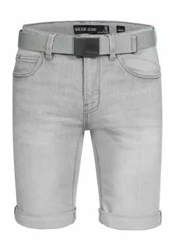 INDICODE JEANS CUBA CADEN - Short En Jean - Grau -INDICODE JEANS Boutique 74e394dd1152465b990c7855cc9511df