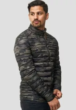 INDICODE JEANS Veste Mi-saison - Mottled Dark Green 13 INDICODE JEANS Veste Mi-saison - Mottled Dark Green -INDICODE JEANS Boutique 7673f3389fe74475b6a9c7dab8db64ae