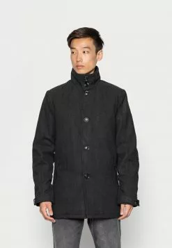 INDICODE JEANS CLARK - Manteau Court - Charcoal Mix
