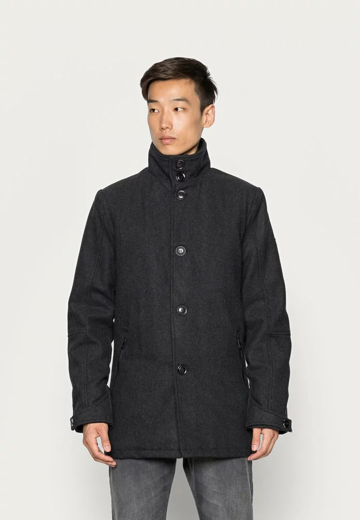 INDICODE JEANS CLARK - Manteau Court - Charcoal Mix 1 INDICODE JEANS CLARK - Manteau Court - Charcoal Mix