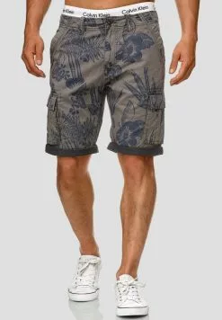 INDICODE JEANS ALBERT - Short - Light Gray