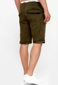 INDICODE JEANS BOSA - Short - Dark Olive -INDICODE JEANS Boutique 784592288f024f639b2e91ac5283476a