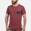 INDICODE JEANS IDART - T-shirt Imprimé - Dark Red