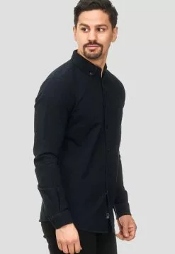 INDICODE JEANS MANORWAY - Chemise - Black -INDICODE JEANS Boutique 79091844d9da4543bc82449dcb37176d