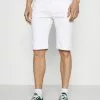 INDICODE JEANS COMMERCIAL KEN HOLES - Short En Jean - Offwhite